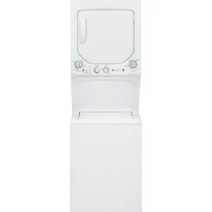 Product: Name: GE Appliances Unitized Spacemaker® 2.0 DOE cu. ft. Washer and 4.4 cu. ft. Electric Dryer GUD24ESSJWW