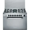 Product: Name: Ariston 90cm, 4 Gas Burners, 2 Electric Plate + Gas Oven Free Standing Cooker CN11SG1 X EX