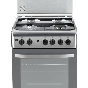 Product: Name: Ariston 50cm, 4 Gas Burners + Gas Oven Free Standing Cooker A5GG1F X EX