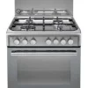 Product: Name: Ariston 60cm, 4 Gas Burners + Electric Multifunction Oven Free Standing Cooker A6TMH2AF X EX
