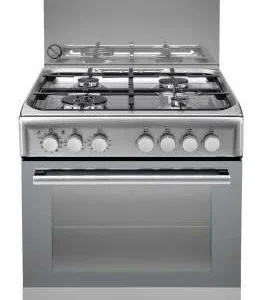 Product: Name: Ariston 60cm, 4 Gas Burners + Electric Multifunction Oven Free Standing Cooker A6TMH2AF X EX
