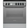 Product: Name: Ariston 60cm, 4 Vitroceramic + Electric Multifunction Oven Free Standing Cooker A6V530 X EX
